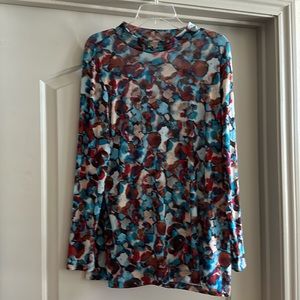 LOGO LAYERS BY LORI GOLDSTEIN Mesh Top